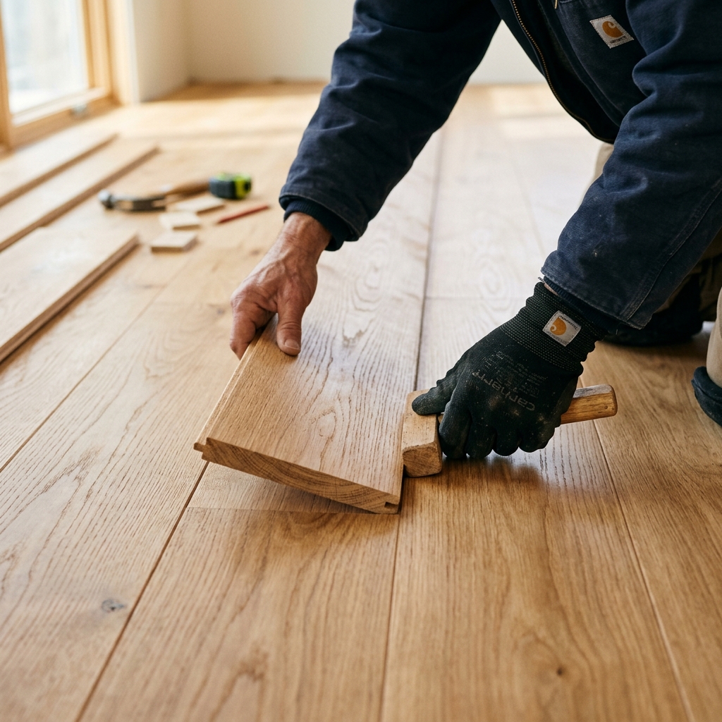 Hardwood Installation detail 1